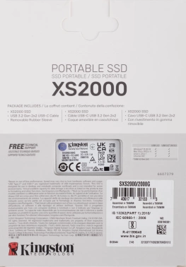 Накопитель SSD Kingston USB3.2 2TB SXS2000/2000G XS2000