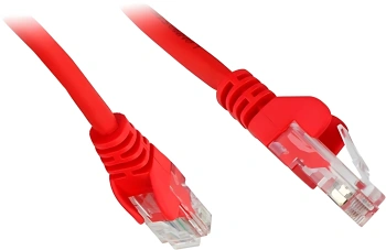 Патч-корд Lanmaster LAN-PC45/U5E-7.0-RD UTP RJ-45 вил.-вилка RJ-45 кат.5E 7м красный LSZH (уп.:1шт)