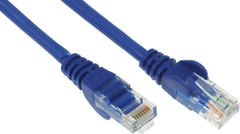Патч-корд Lanmaster LAN-PC45/U5E-10-BL UTP RJ-45 вил.-вилка RJ-45 кат.5E 10м синий LSZH (уп.:1шт)