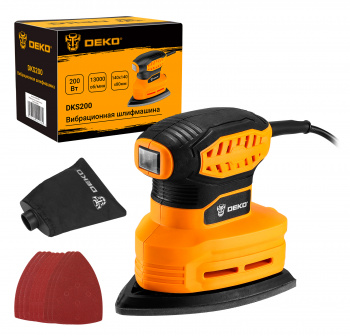 Вибро шлифовальная машина Deko DKS200