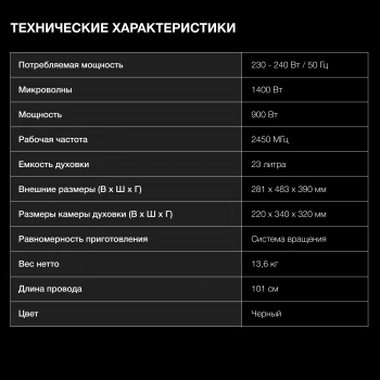 Микроволновая Печь Hyundai HYM-D3028