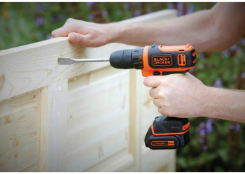 Дрель-шуруповерт Black+Decker BDCDD12-QW