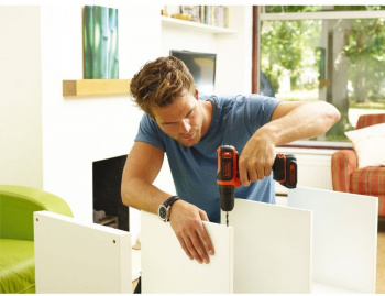 Дрель-шуруповерт Black+Decker BDCDD12-QW