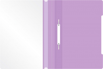 Папка-скоросшиватель Бюрократ Pastel -PSLPAST/VIO A4 прозрач.верх.лист пластик фиолетовый 0.14/0.18