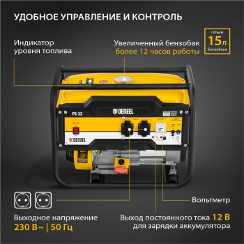 Генератор Denzel PS 33