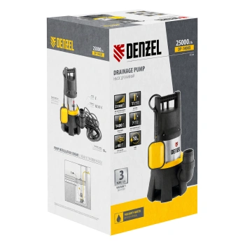 Насос дренажный Denzel DP1400X
