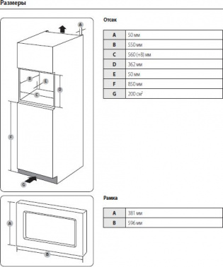 Микроволновая печь Samsung MS20A7118AK/BW