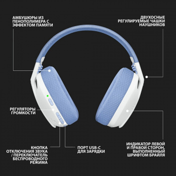 Наушники с микрофоном Logitech G435