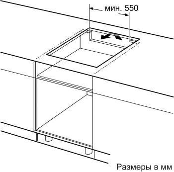 Индукционная варочная поверхность Bosch PUE64RBB5E