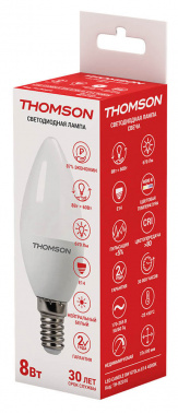Лампа светодиодная Thomson Candle  TH-B2016