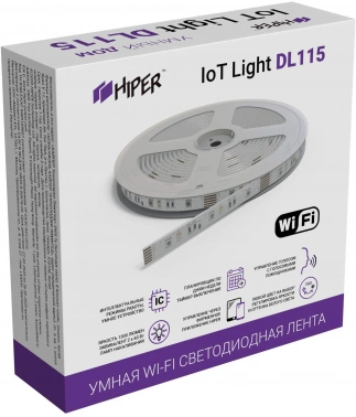 Умная светодиодная лента Hiper  IoT Light DL115