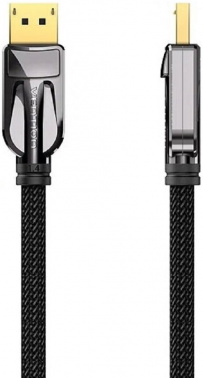 Кабель аудио-видео Vention DisplayPort (m)/DisplayPort (m) 1м. позолоч.конт. черный (HCABF)