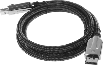 Кабель аудио-видео Vention DisplayPort (m)/DisplayPort (m) 1м. позолоч.конт. черный (HCABF)