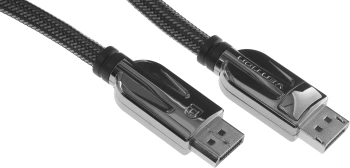 Кабель аудио-видео Vention DisplayPort (m)/DisplayPort (m) 1м. позолоч.конт. черный (HCABF)