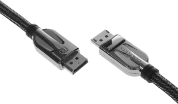 Кабель аудио-видео Vention DisplayPort (m)/DisplayPort (m) 1м. позолоч.конт. черный (HCABF)