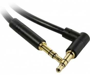 Кабель аудио Vention Jack 3.5 (m)/Jack 3.5 (m) 0.5м. позолоч.конт. черный (BAKBD-T)