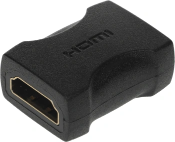 Переходник аудио-видео Vention HDMI (f)/HDMI (f) позолоч.конт. черный (AIRB0)