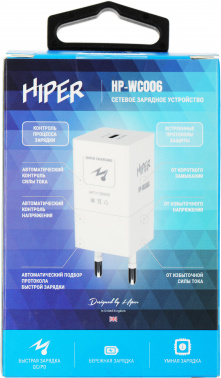 Сетевое зар./устр. Hiper  HP-WC006