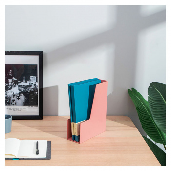 Лоток вертикальный Deli ENS022PINK