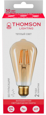Лампа светодиодная Thomson Filament  TH-B2129