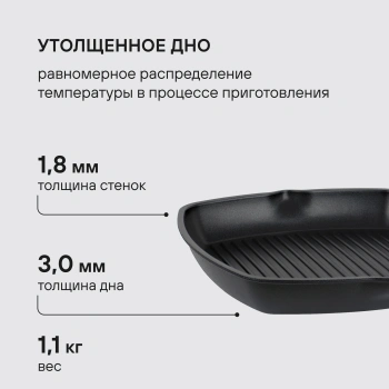 Сковорода-гриль Rondell Point RDA-1350