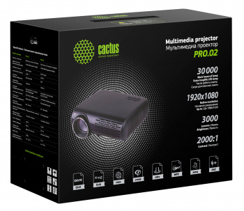 Проектор Cactus CS-PRO.02WT.Full HD-A