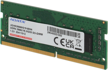Память DDR4 8GB 2666MHz A-Data  AD4S26668G19-BGN