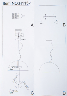 Светильник Hiper Brilliance  H115-1