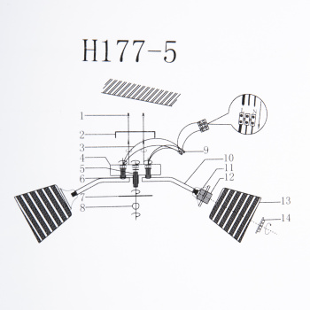 Люстра Hiper Jina  H177-5