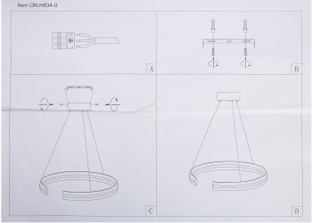 Светильник Hiper Gill  H834-0