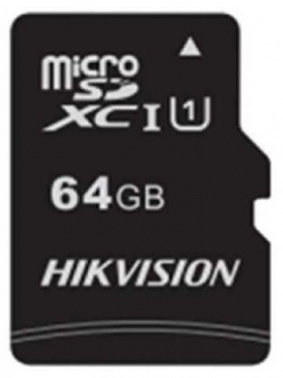 Флеш карта microSDXC 64GB Hikvision  HS-TF-C1(STD)/64G/ZAZ01X00/OD
