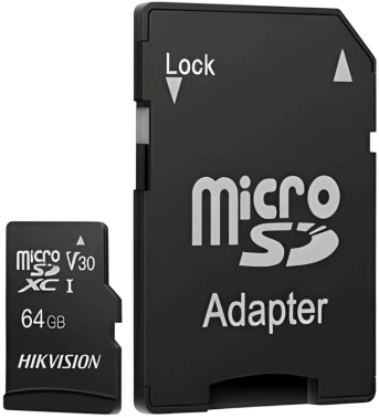 Флеш карта microSDXC 128GB Hikvision  HS-TF-C1(STD)/128G/Adapter