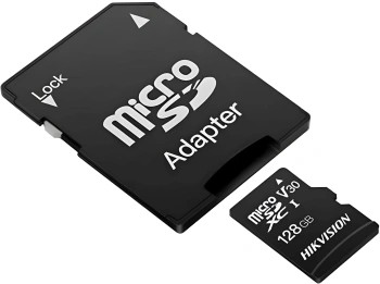 Флеш карта microSDXC 128GB Hikvision  HS-TF-C1(STD)/128G/Adapter