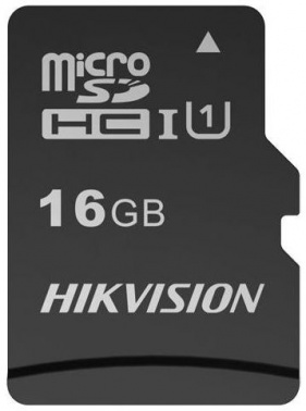 Флеш карта microSDHC 16GB Hikvision  HS-TF-C1(STD)/16G/ZAZ01X00/OD