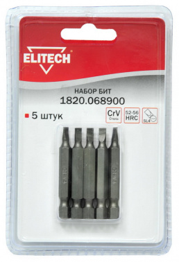 Набор бит Elitech 1820.068900