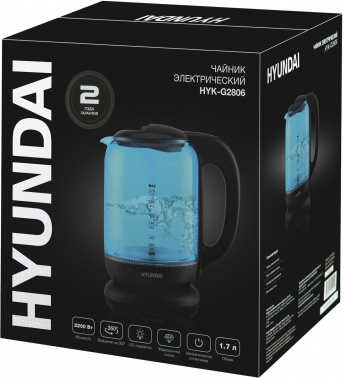 Чайник электрический Hyundai HYK-G2806