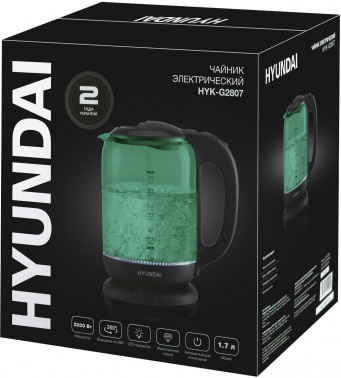 Чайник электрический Hyundai HYK-G2807