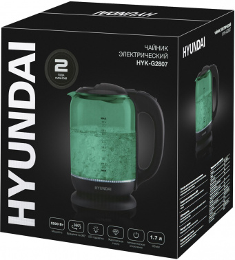 Чайник электрический Hyundai HYK-G2807