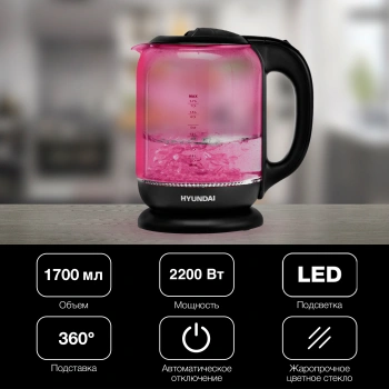 Чайник электрический Hyundai HYK-G4808