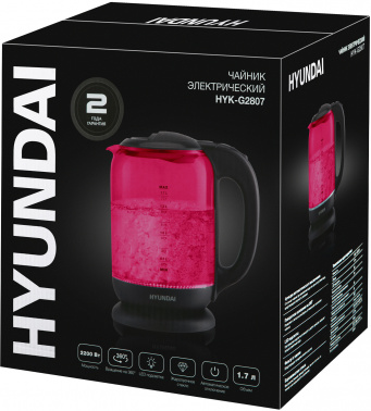 Чайник электрический Hyundai HYK-G4808