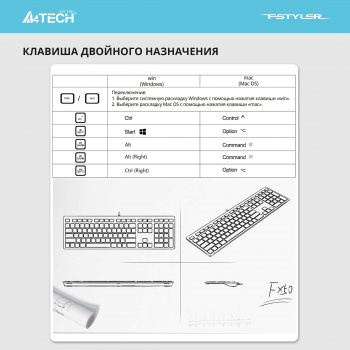 Клавиатура A4Tech Fstyler FX50