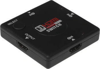 Переключатель аудио-видео Premier HDMI (f)/HDMI (f)/HDMI (f) черный (7003)