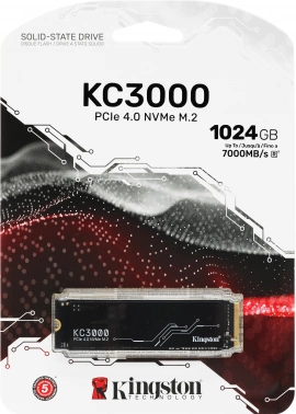 Накопитель SSD Kingston PCIe 4.0 x4 1TB SKC3000S/1024G