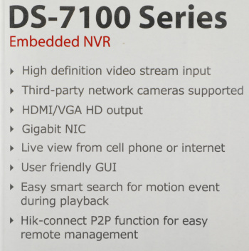 Видеорегистратор Hikvision  DS-7108NI-Q1/M(C)