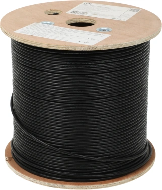 Кабель информационный ITK LC3-C5E04-139 кат.5E UTP 4 пары 24AWG LDPE внешний 305м черный
