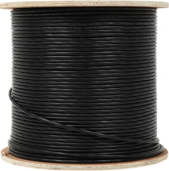 Кабель информационный ITK LC3-C5E04-139 кат.5E UTP 4 пары 24AWG LDPE внешний 305м черный
