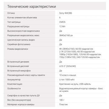 Экшн-камера Digma DiCam 790
