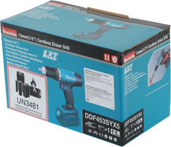 Дрель-шуруповерт Makita DDF453SYX5
