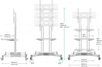 Стойка для телевизора Onkron TS1351