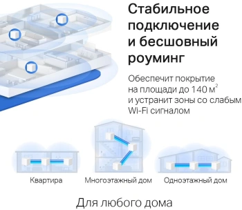 Бесшовный Mesh роутер Mercusys Halo H30G